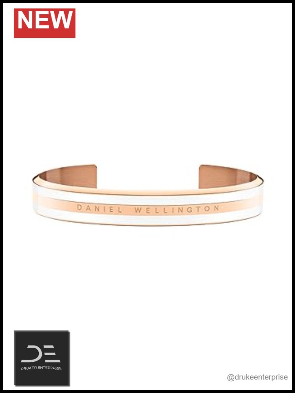 Rose Gold Enamel Wrap Bracelet by Daniel Wellington